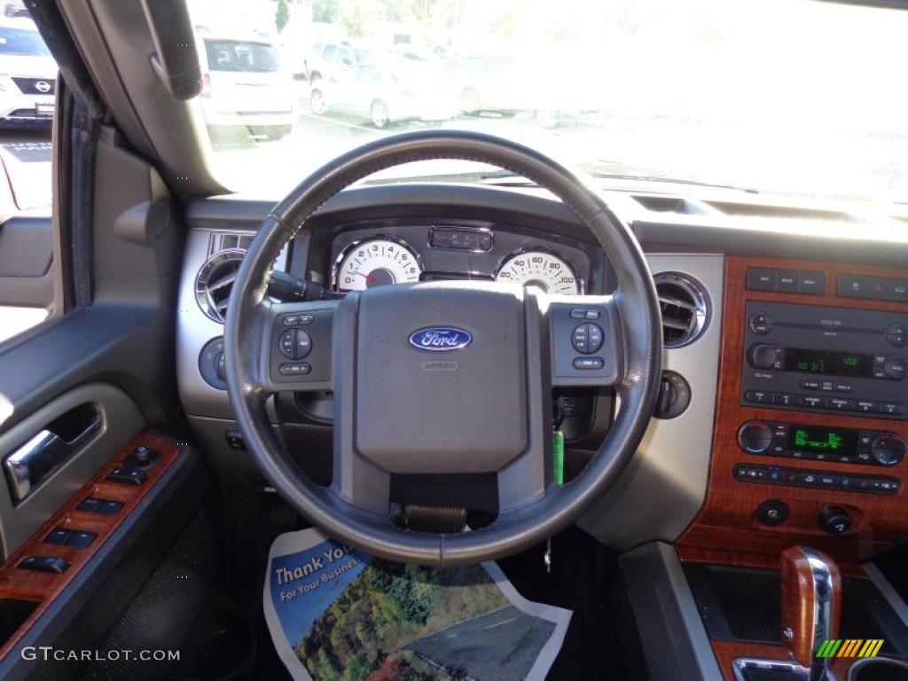 2007 Expedition Eddie Bauer 4x4 - Carbon Metallic / Charcoal Black/Camel photo #18