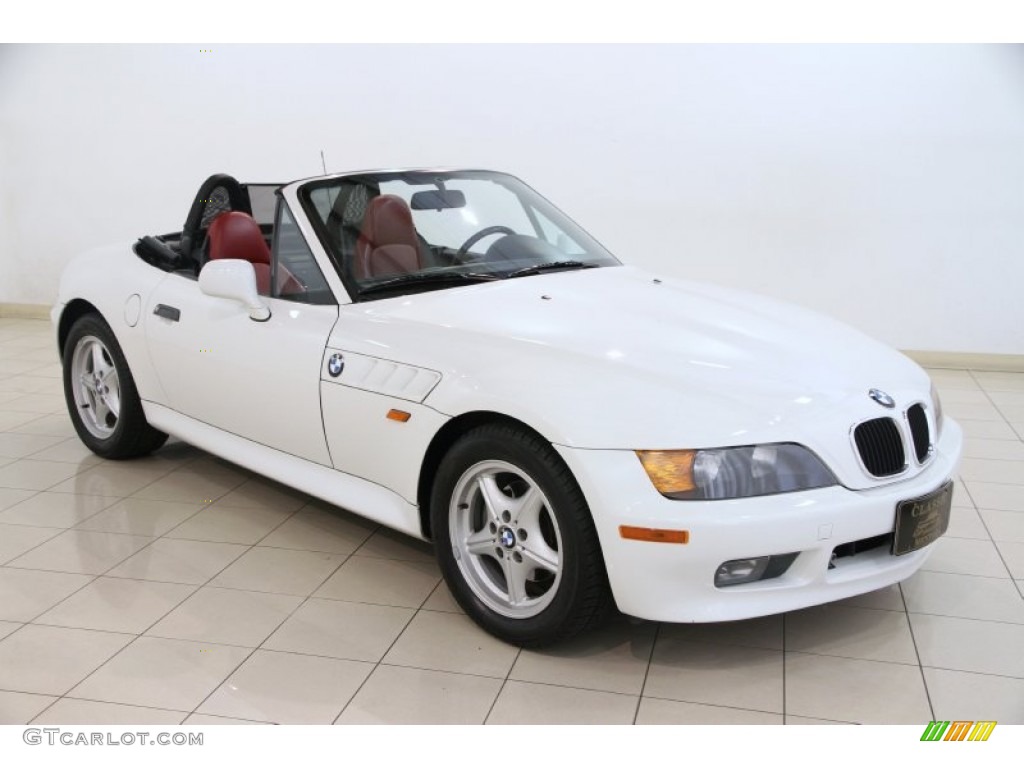 1998 Z3 1.9 Roadster - Alpine White / Red photo #2