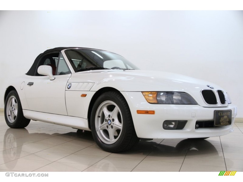 1998 Z3 1.9 Roadster - Alpine White / Red photo #3
