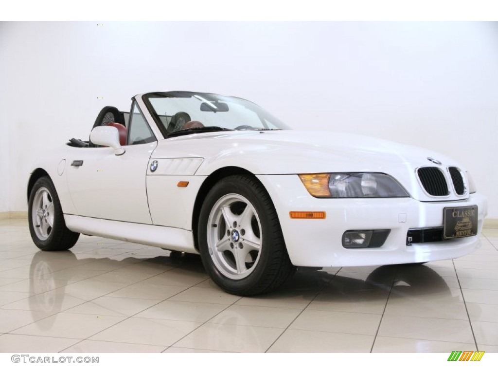 1998 Z3 1.9 Roadster - Alpine White / Red photo #4