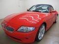 Bright Red 2005 BMW Z4 3.0i Roadster Exterior