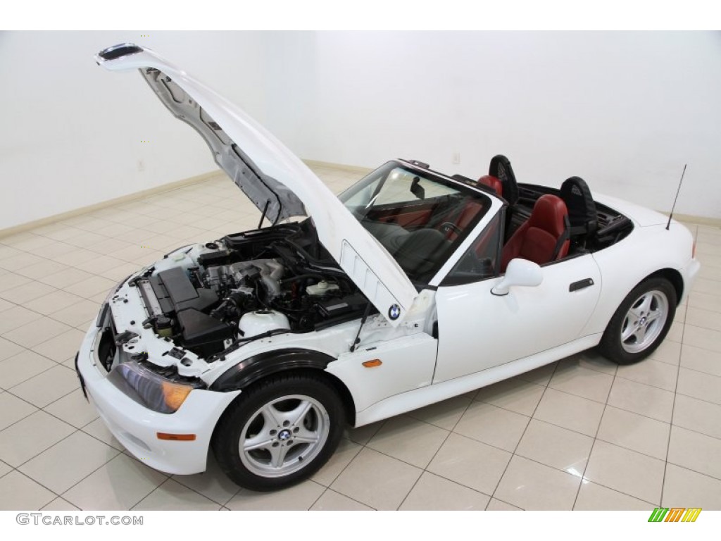 1998 Z3 1.9 Roadster - Alpine White / Red photo #21