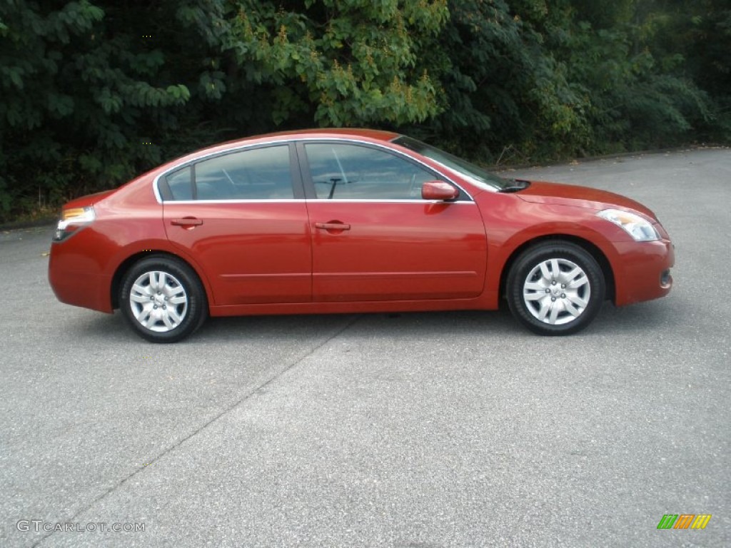 2009 Altima 2.5 S - Red Brick Metallic / Charcoal photo #2