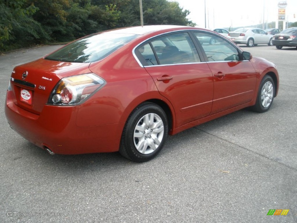 2009 Altima 2.5 S - Red Brick Metallic / Charcoal photo #4