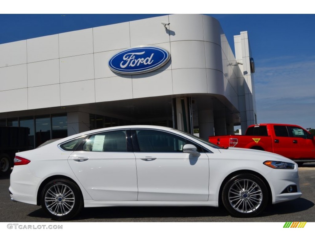Oxford White 2014 Ford Fusion SE EcoBoost Exterior Photo #85898848