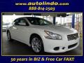 Winter Frost White 2010 Nissan Maxima 3.5 SV