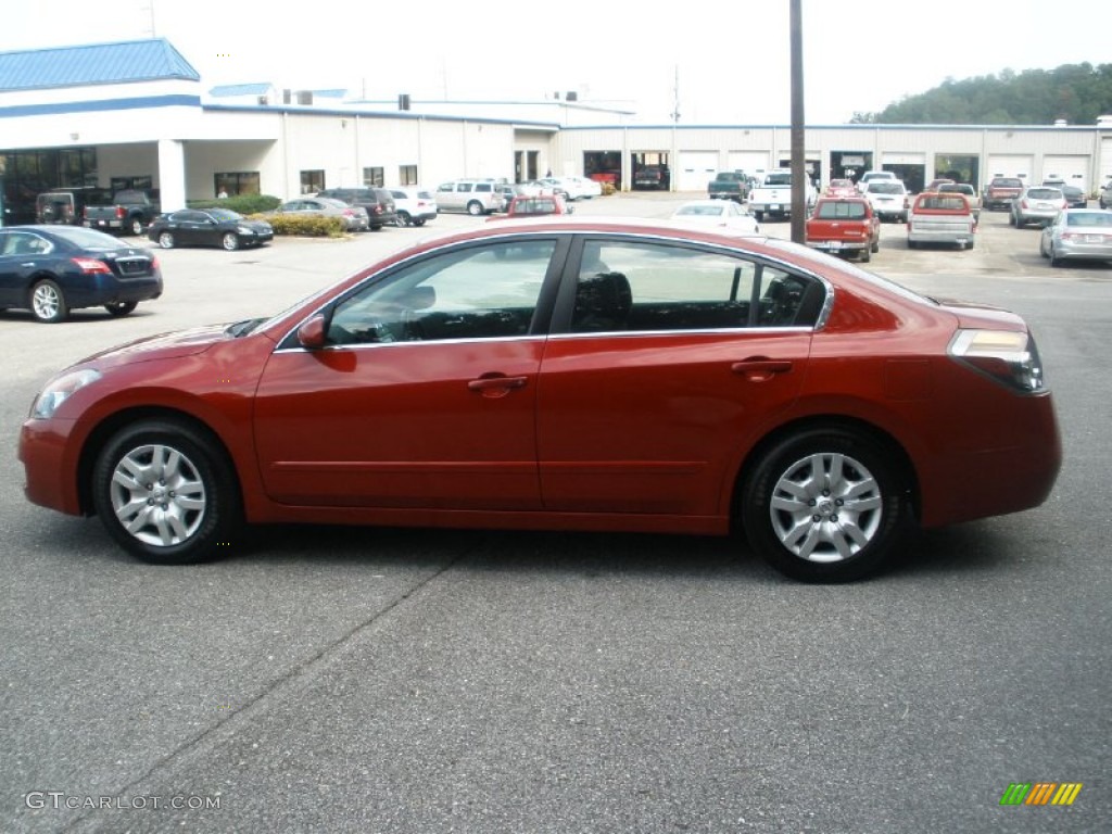 2009 Altima 2.5 S - Red Brick Metallic / Charcoal photo #12