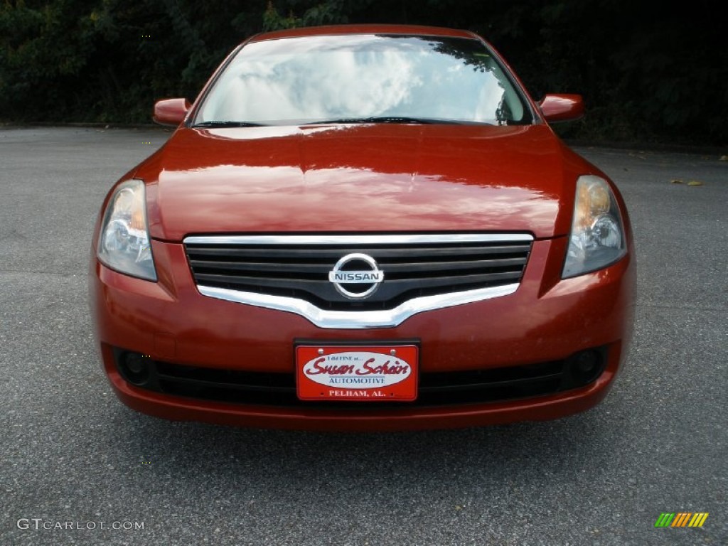 2009 Altima 2.5 S - Red Brick Metallic / Charcoal photo #13
