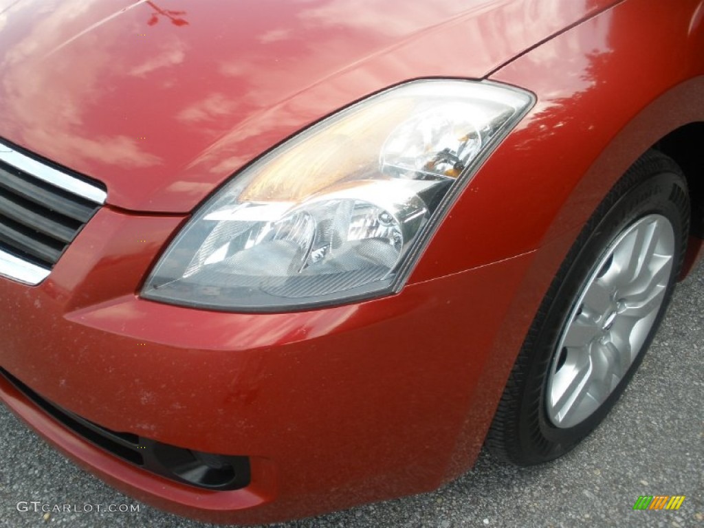 2009 Altima 2.5 S - Red Brick Metallic / Charcoal photo #14