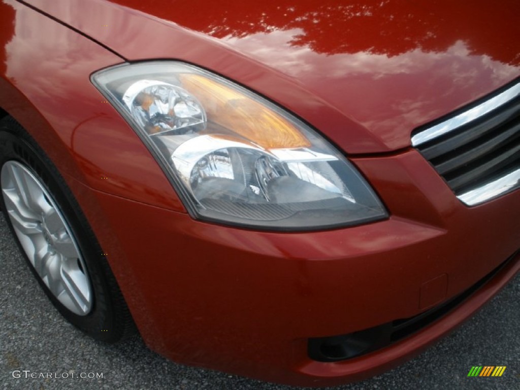 2009 Altima 2.5 S - Red Brick Metallic / Charcoal photo #15
