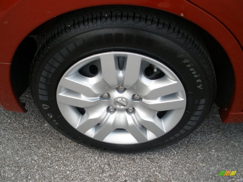 2009 Altima 2.5 S - Red Brick Metallic / Charcoal photo #16