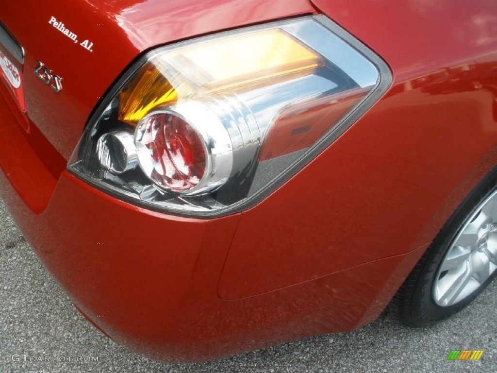 2009 Altima 2.5 S - Red Brick Metallic / Charcoal photo #17