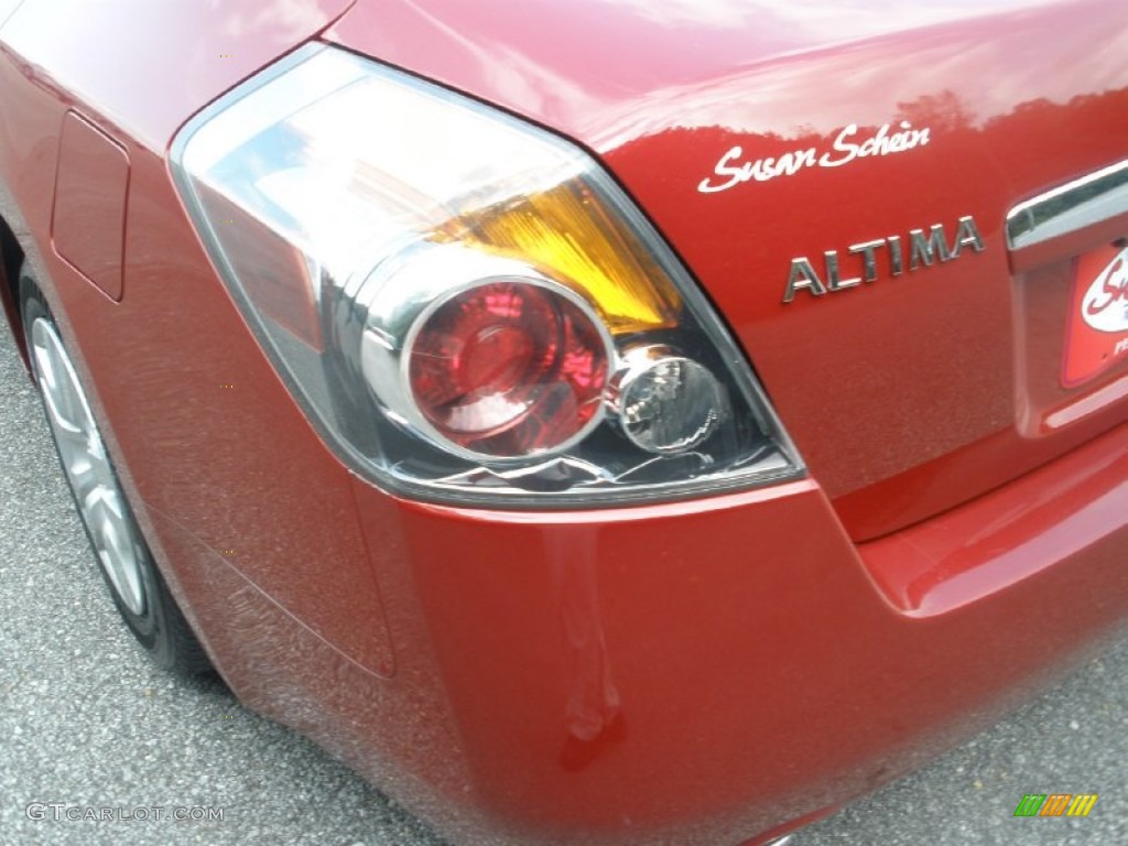 2009 Altima 2.5 S - Red Brick Metallic / Charcoal photo #18