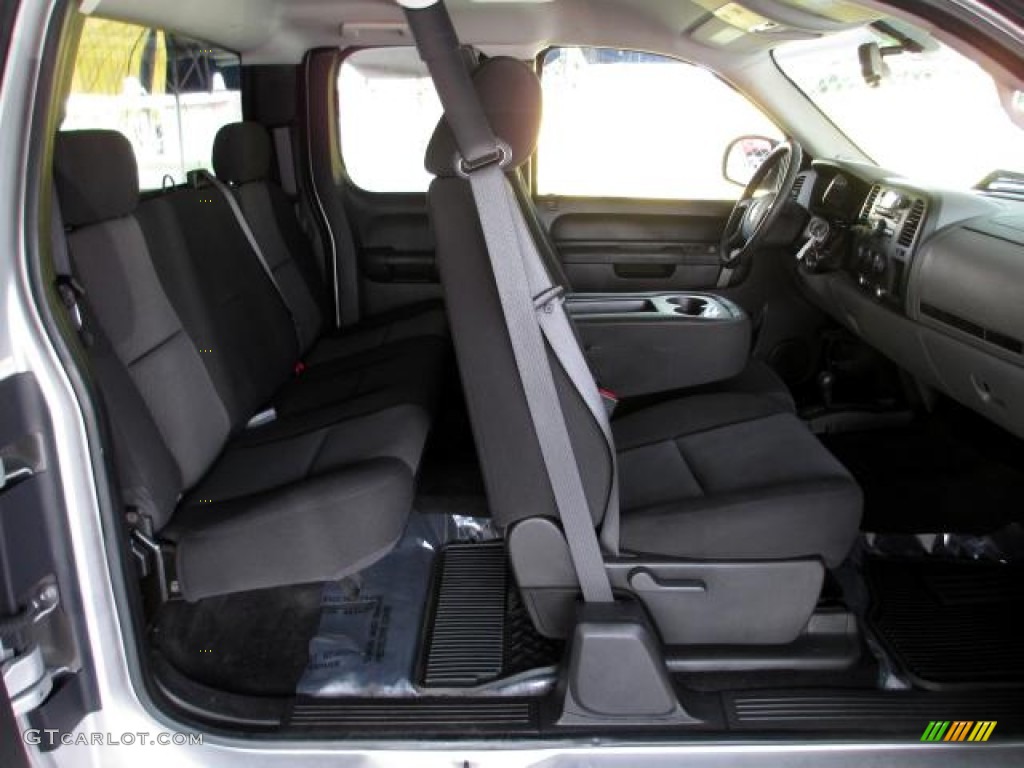 2010 Silverado 1500 LS Extended Cab 4x4 - Sheer Silver Metallic / Dark Titanium photo #11