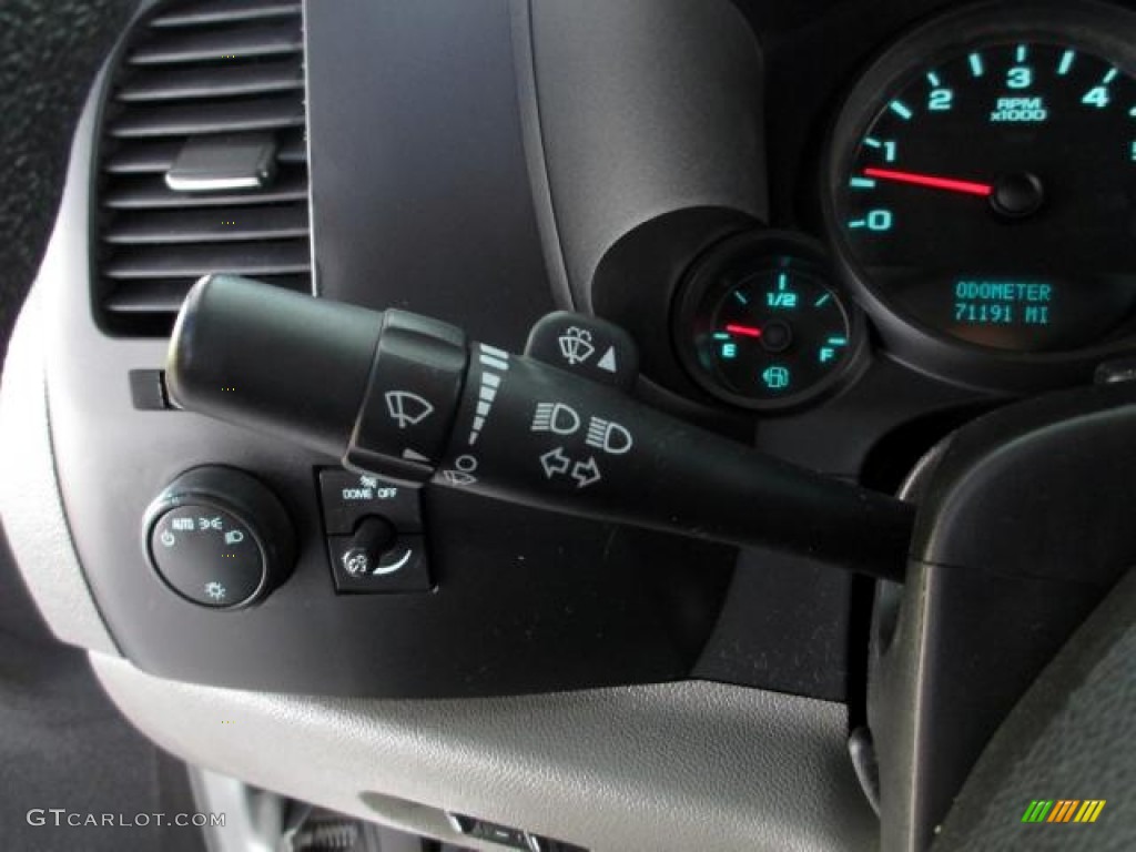 2010 Silverado 1500 LS Extended Cab 4x4 - Sheer Silver Metallic / Dark Titanium photo #19