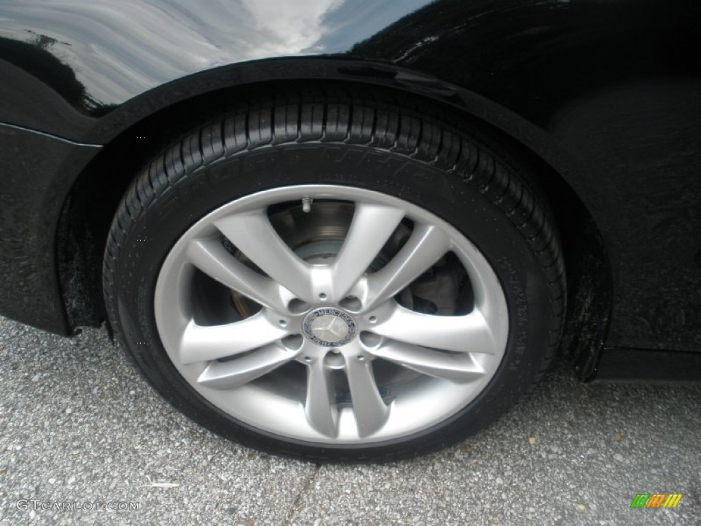 2009 CLK 350 Cabriolet - Black / Black photo #19