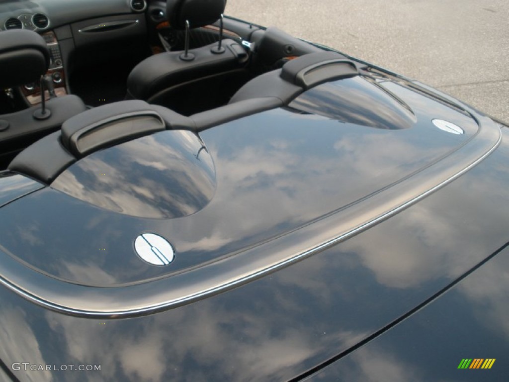 2009 CLK 350 Cabriolet - Black / Black photo #22