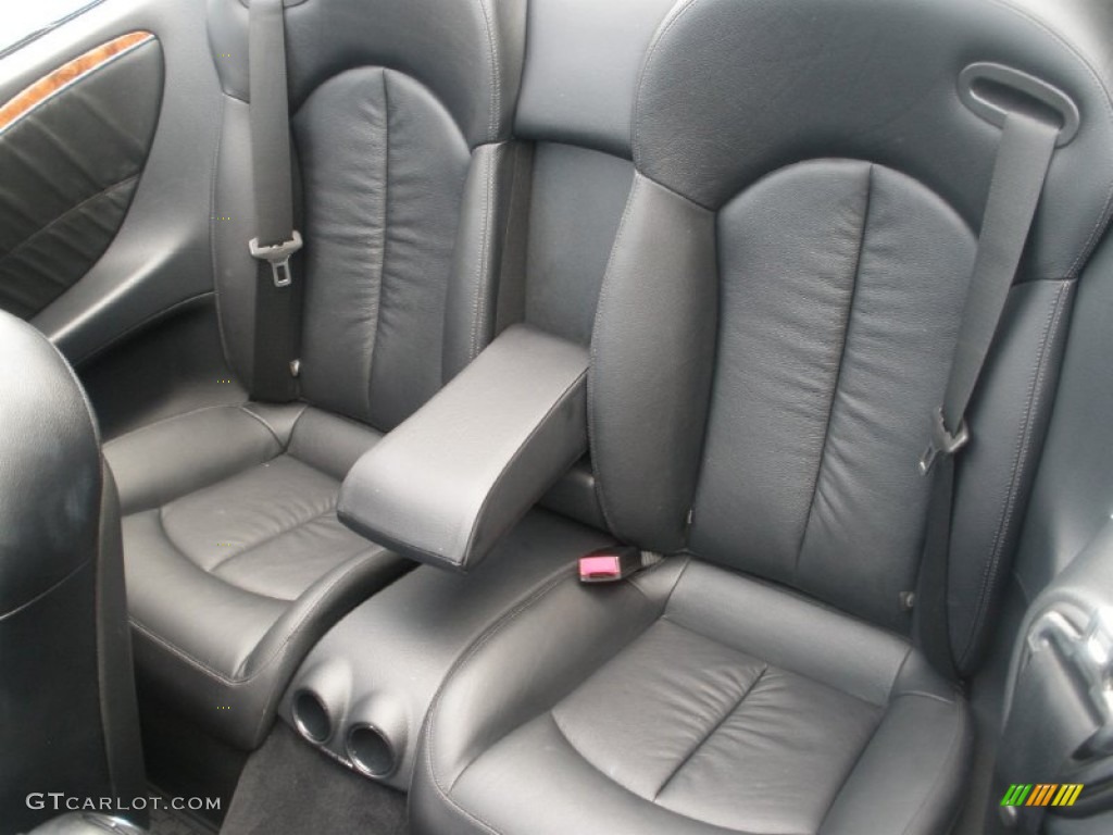 2009 CLK 350 Cabriolet - Black / Black photo #23