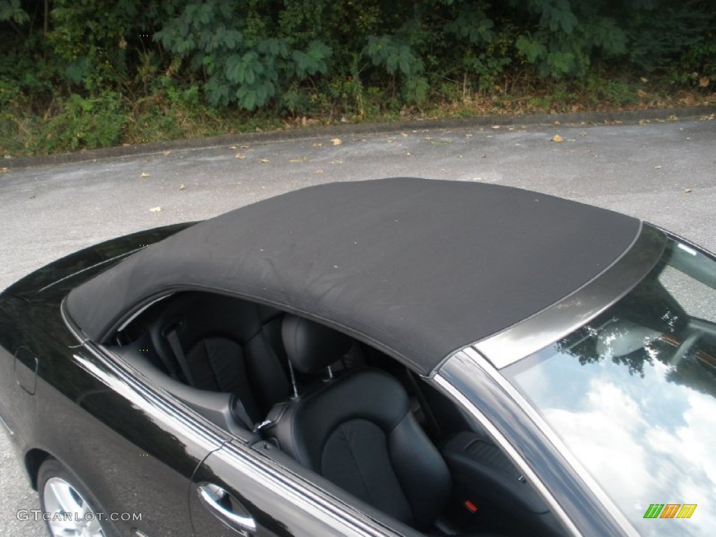 2009 CLK 350 Cabriolet - Black / Black photo #30