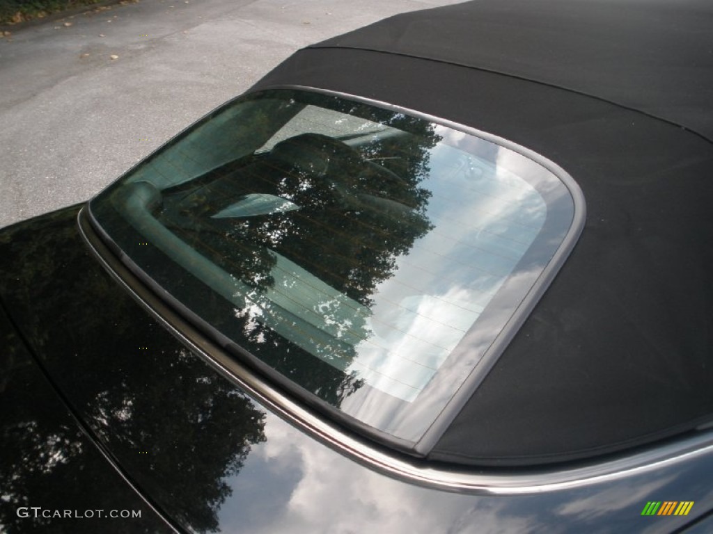 2009 CLK 350 Cabriolet - Black / Black photo #31