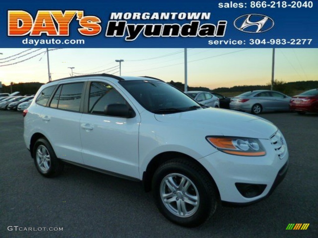 Frost White Pearl Hyundai Santa Fe