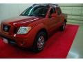 2012 Lava Red Nissan Frontier Pro-4X Crew Cab 4x4  photo #3