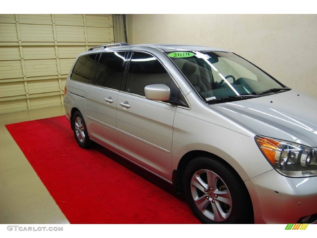 2010 Odyssey Touring - Alabaster Silver Metallic / Black photo #1