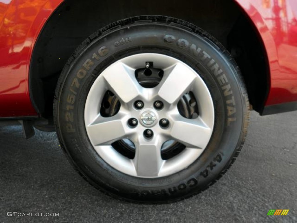 2011 Rogue S AWD - Cayenne Red / Black photo #27