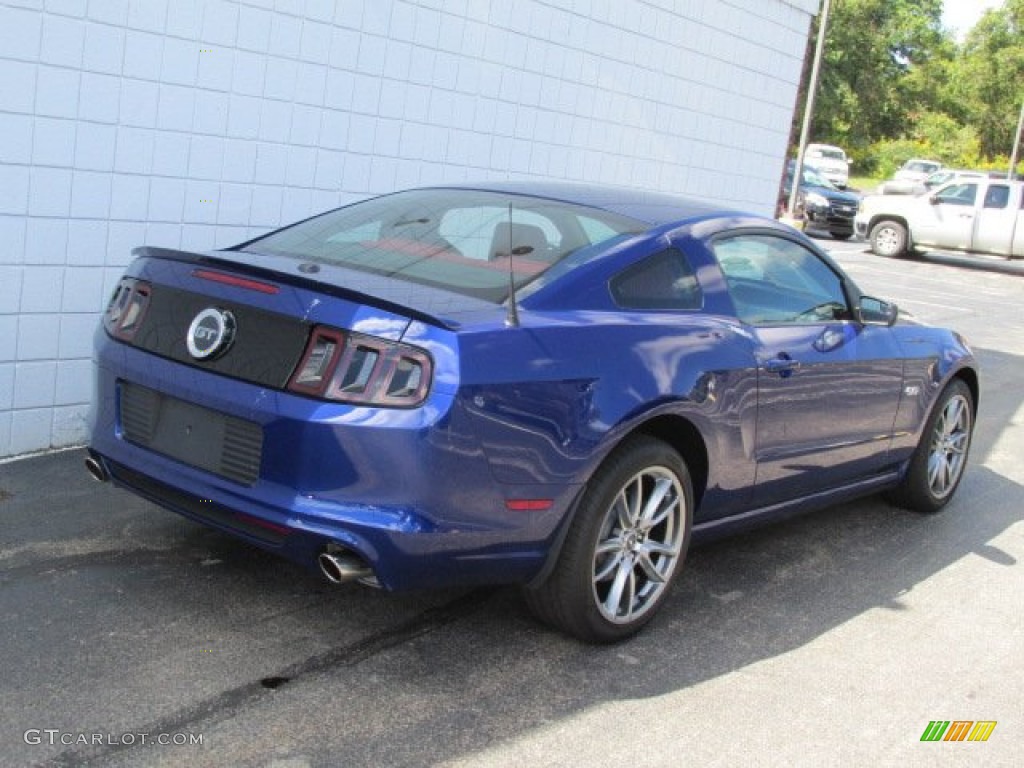 Deep Impact Blue 2014 Ford Mustang GT Premium Coupe Exterior Photo #85904614