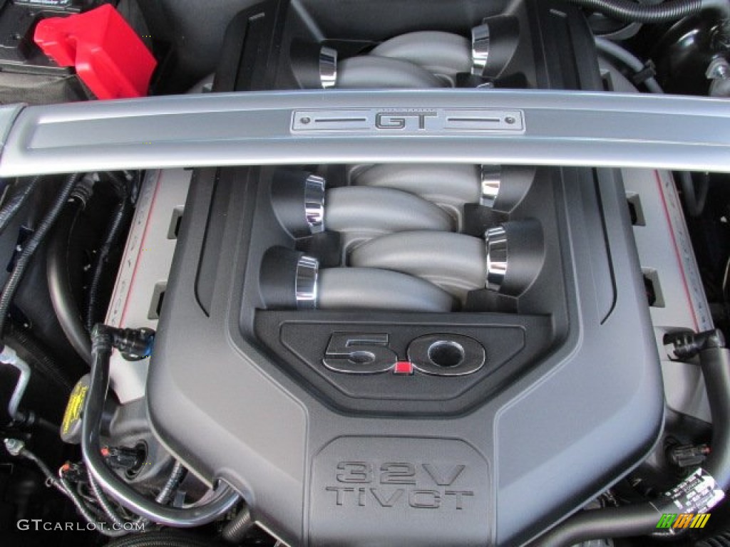 2014 Ford Mustang GT Premium Coupe 5.0 Liter DOHC 32-Valve Ti-VCT V8 Engine Photo #85904644