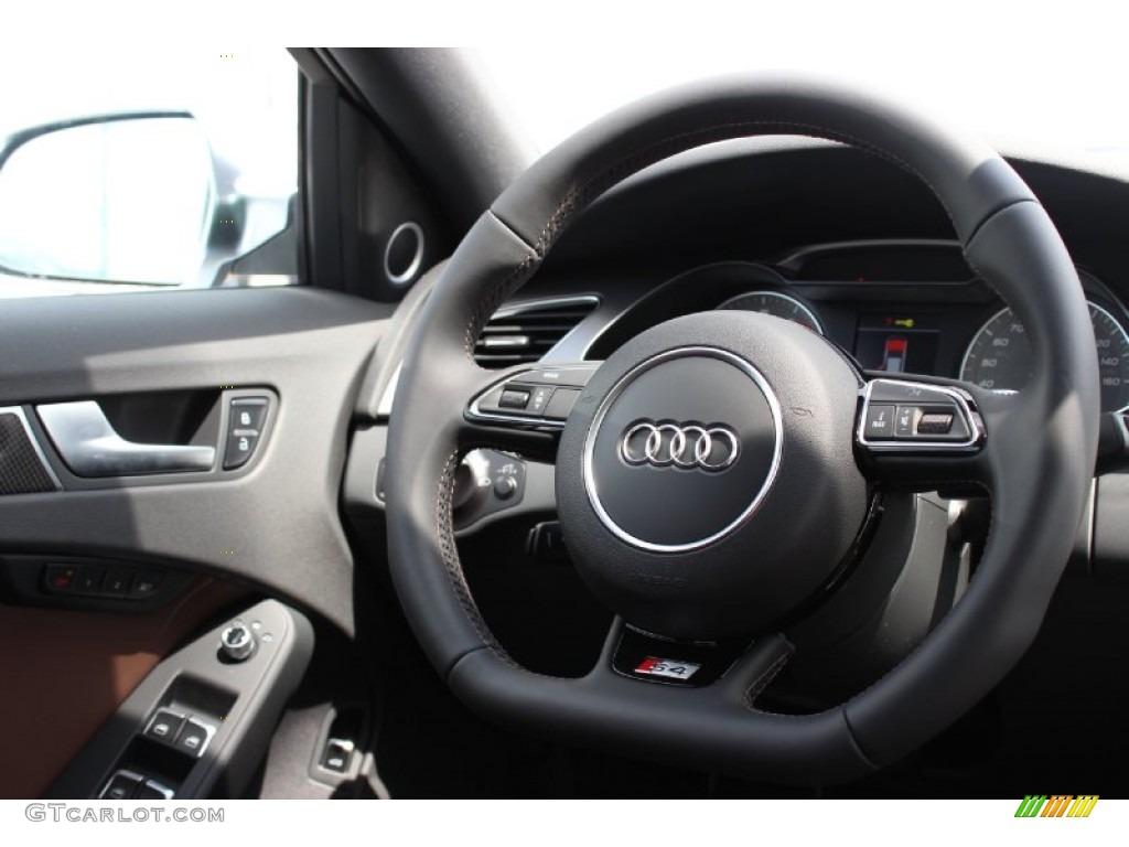 2014 S4 Premium plus 3.0 TFSI quattro - Ibis White / Black/Chestnut Brown photo #35