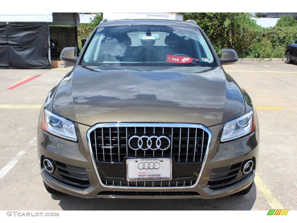 2014 Q5 2.0 TFSI quattro - Maya Brown Metallic / Black photo #2