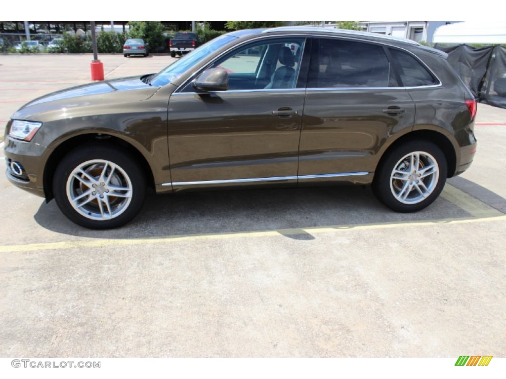 2014 Q5 2.0 TFSI quattro - Maya Brown Metallic / Black photo #4