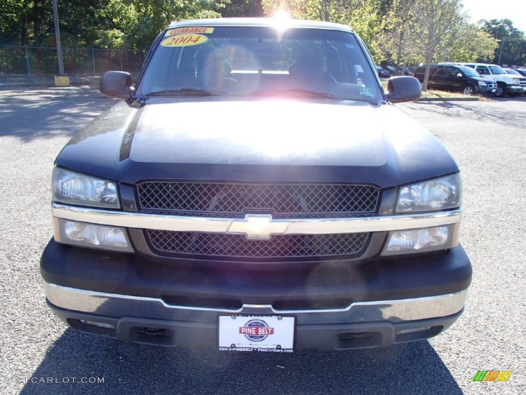 2004 Silverado 1500 Z71 Extended Cab 4x4 - Dark Gray Metallic / Dark Charcoal photo #2