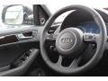 Black 2014 Audi Q5 3.0 TDI quattro Steering Wheel