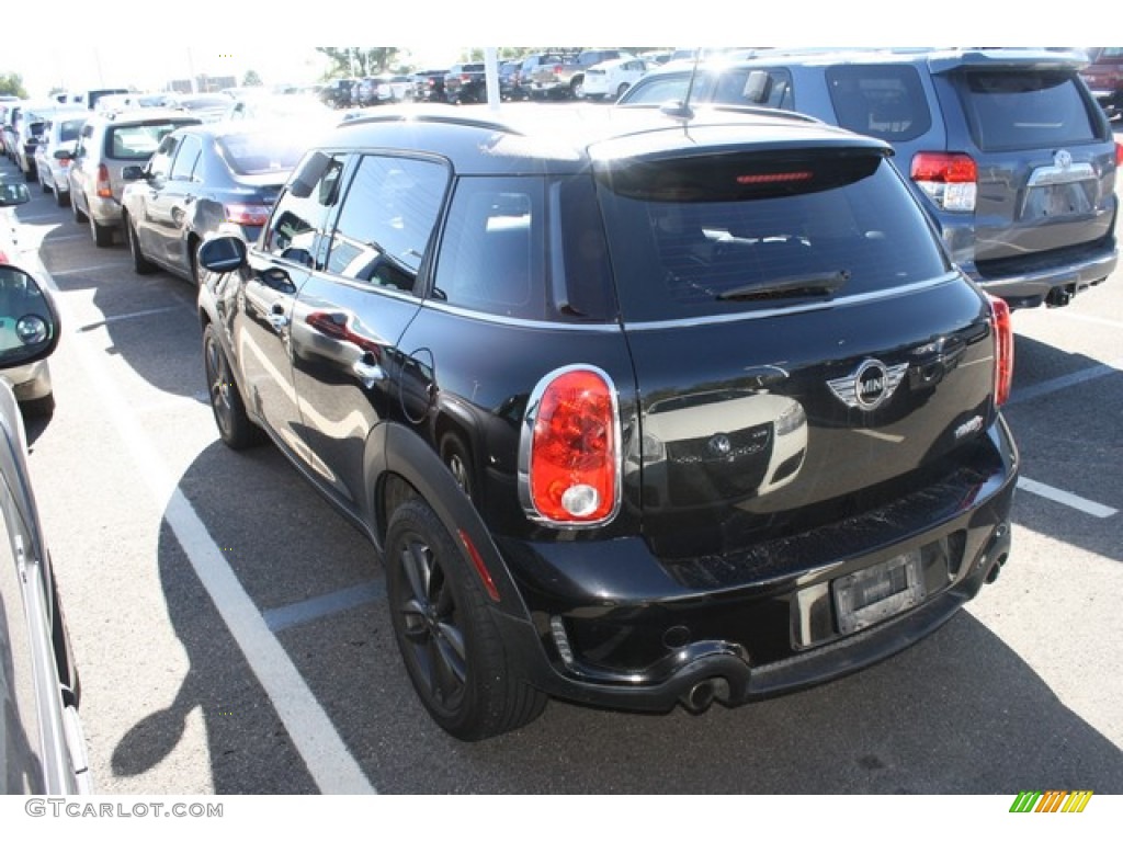 2011 Cooper S Countryman All4 AWD - Absolute Black / Carbon Black photo #3