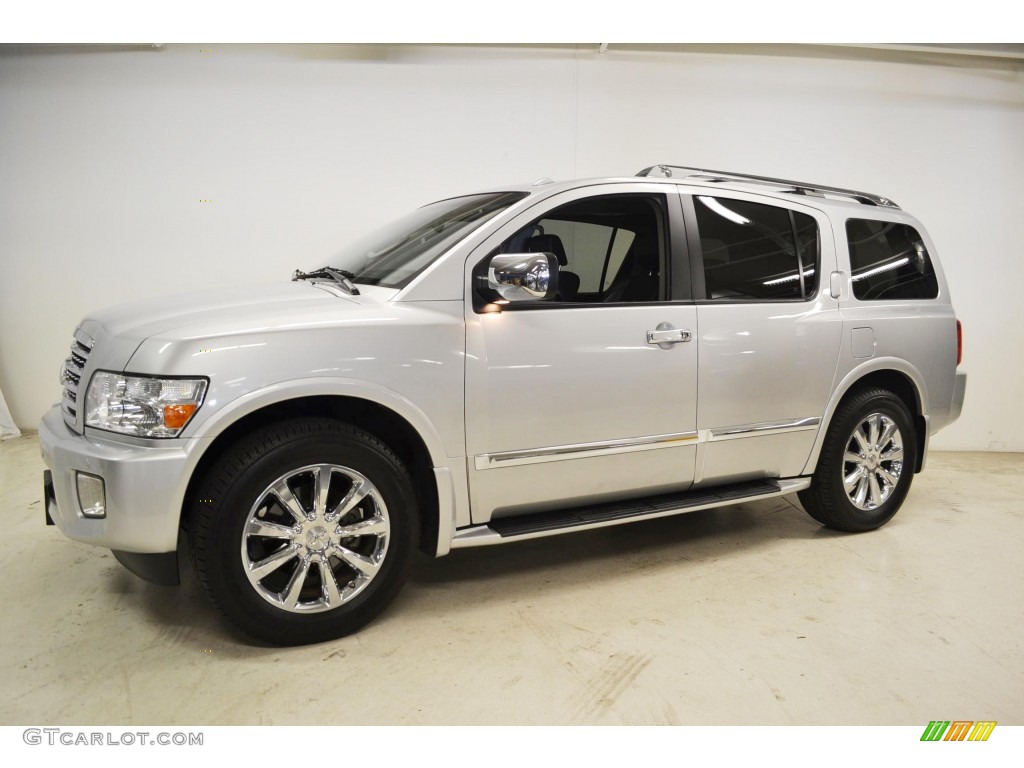 2008 QX 56 - Silver Indulgence / Charcoal photo #9