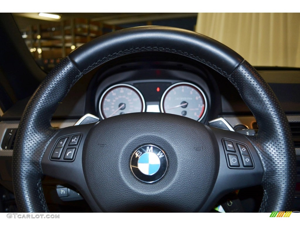 2011 3 Series 335is Convertible - Space Gray Metallic / Cream Beige photo #20