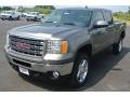 2014 Mocha Steel Metallic GMC Sierra 2500HD SLT Crew Cab 4x4  photo #2