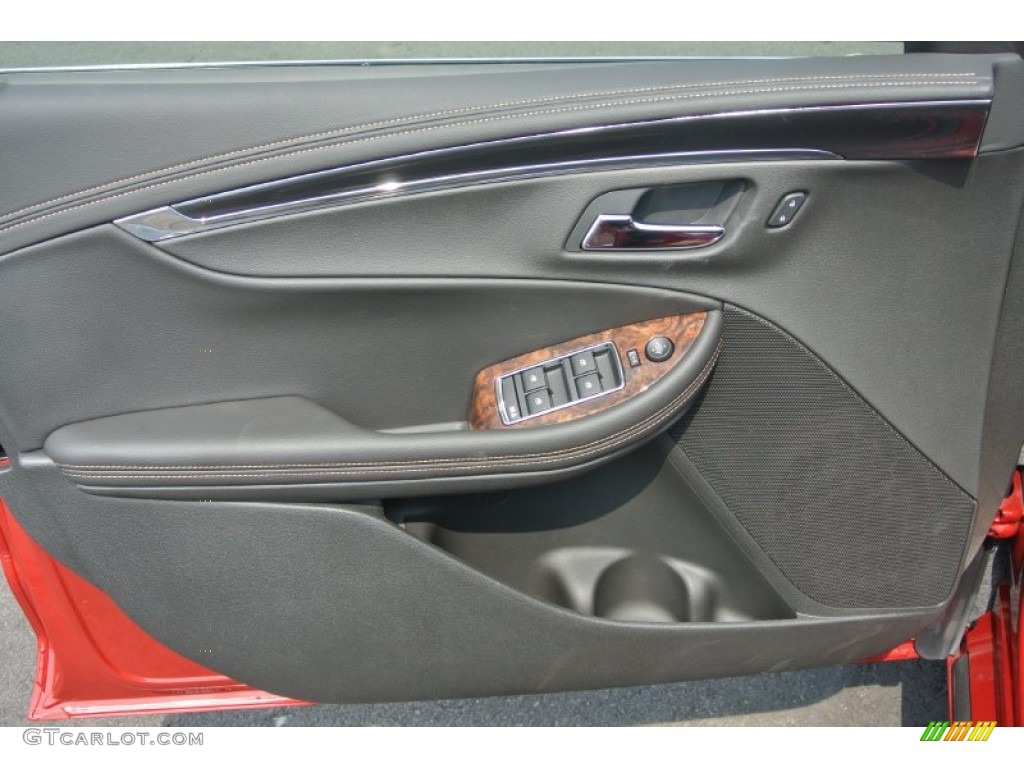 2014 Chevrolet Impala LTZ Jet Black Door Panel Photo #85909302