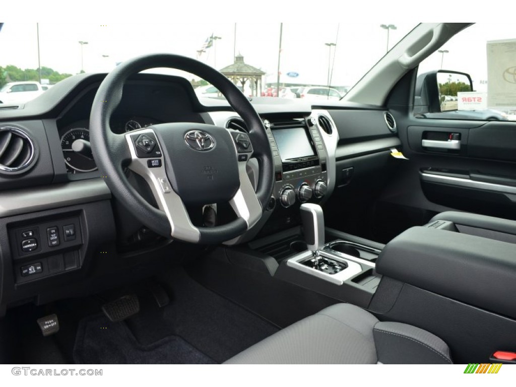Graphite Interior 2014 Toyota Tundra SR5 Double Cab 4x4 Photo #85909379