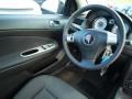 2007 Pontiac G5 Ebony Interior Steering Wheel Photo