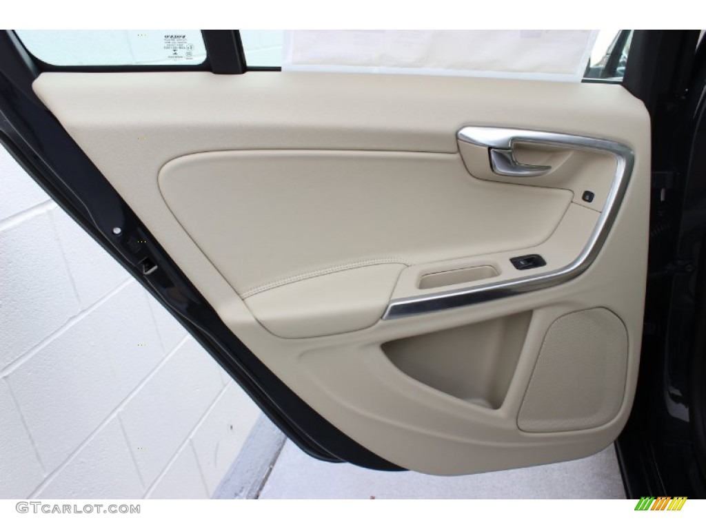 2014 Volvo S60 T6 AWD Soft Beige Door Panel Photo #85911387
