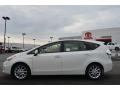 2013 Blizzard White Pearl Toyota Prius v Five Hybrid  photo #2