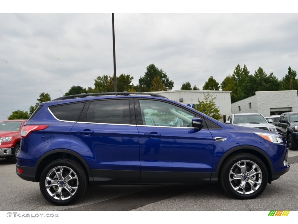 2013 Escape SEL 2.0L EcoBoost - Deep Impact Blue Metallic / Medium Light Stone photo #2