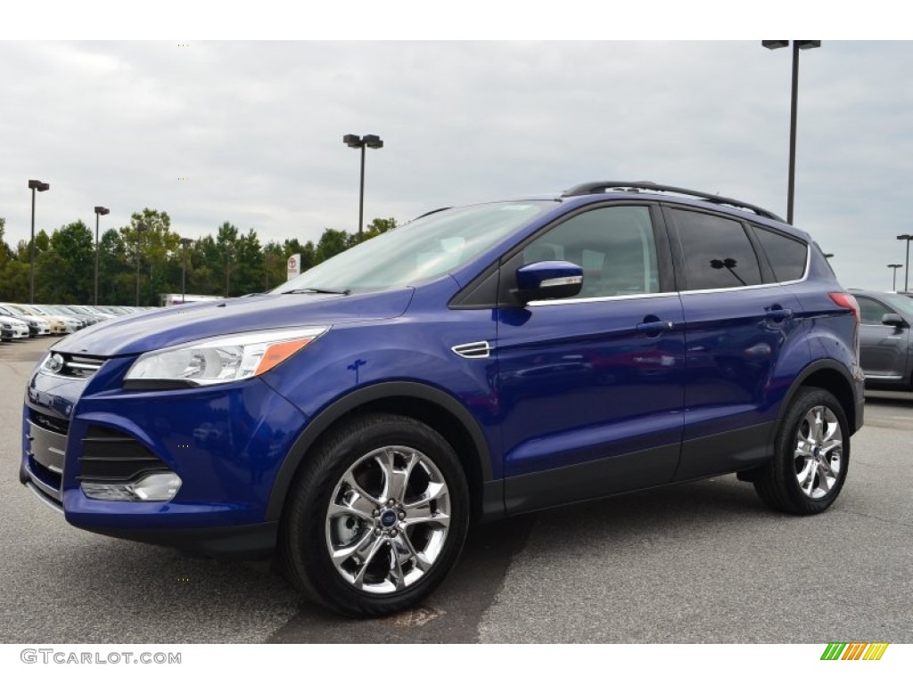 Deep Impact Blue Metallic 2013 Ford Escape SEL 2.0L EcoBoost Exterior Photo #85913007