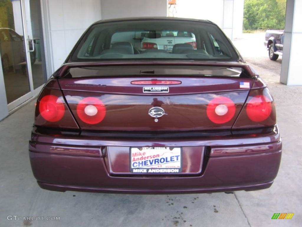 2004 Impala LS - Berry Red Metallic / Medium Gray photo #17