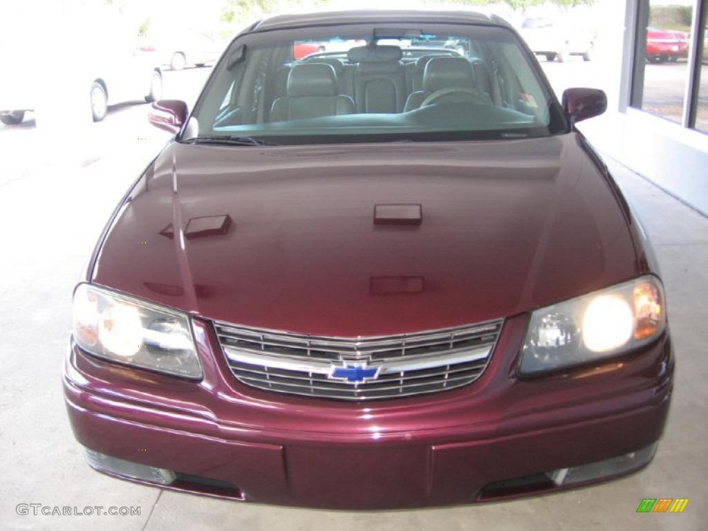 2004 Impala LS - Berry Red Metallic / Medium Gray photo #22