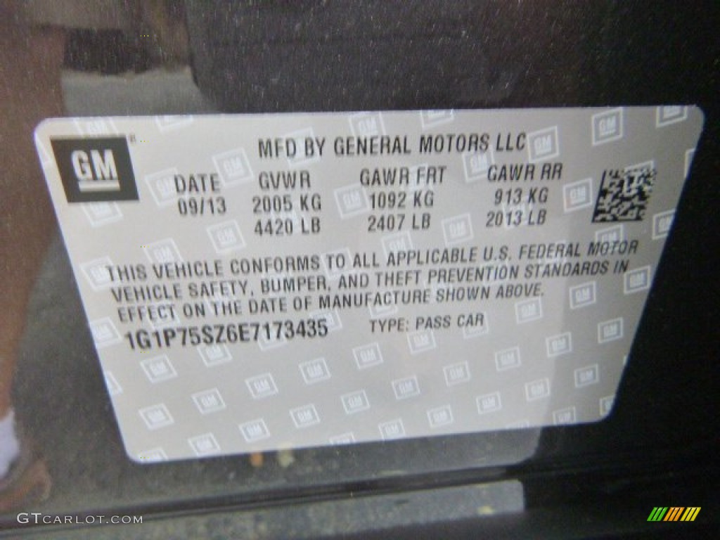 2014 Cruze Diesel - Tungsten Metallic / Jet Black photo #19