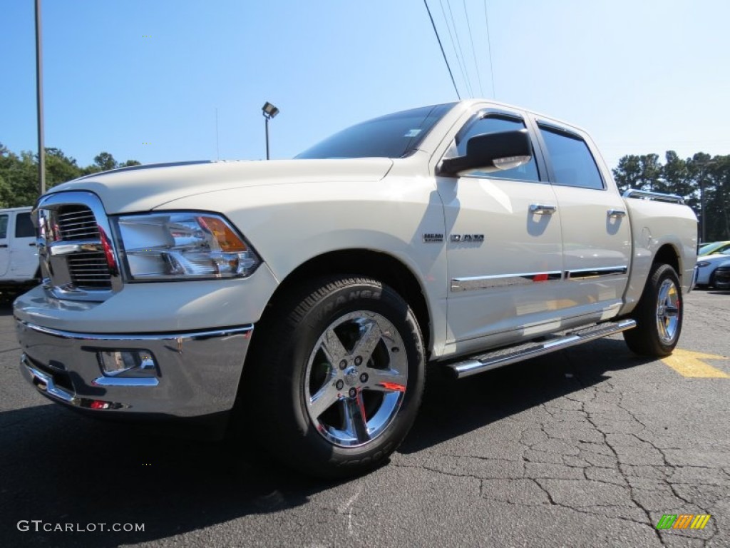 2010 Ram 1500 Big Horn Crew Cab - Cool Vanilla / Dark Slate Gray photo #3